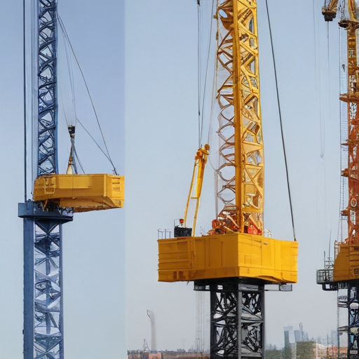 tower crane self erecting