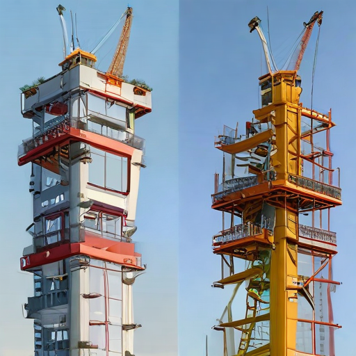 tower crane self erecting