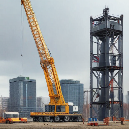 tower crane self erecting