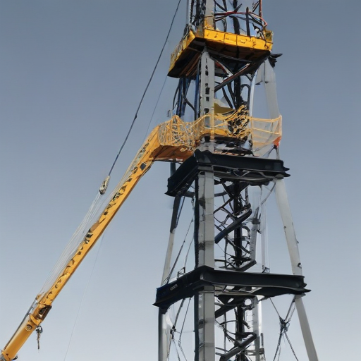 tower crane self erecting