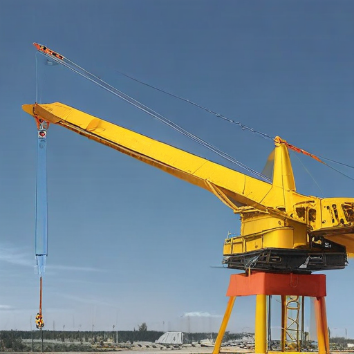 tower crane with luffing jib