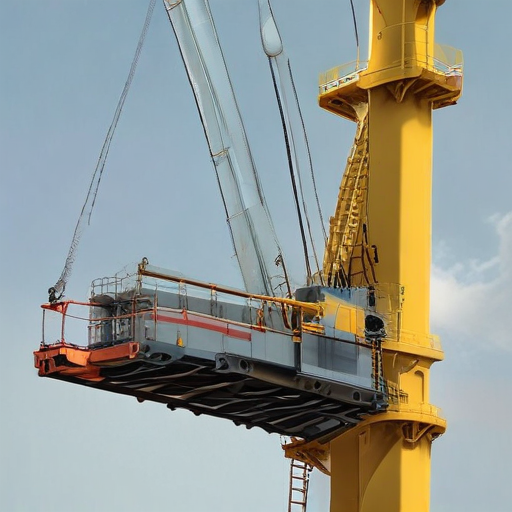 tower crane with luffing jib