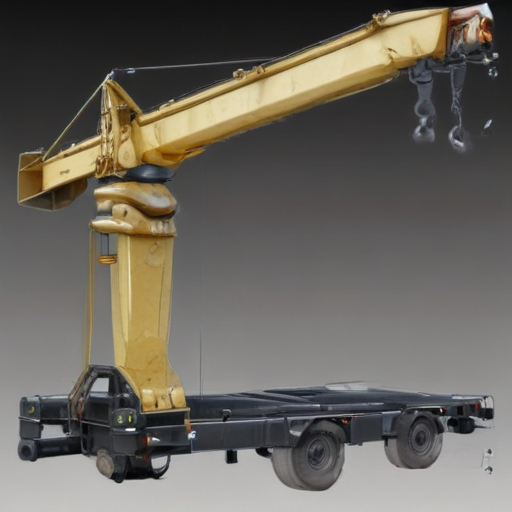 trailer hitch crane