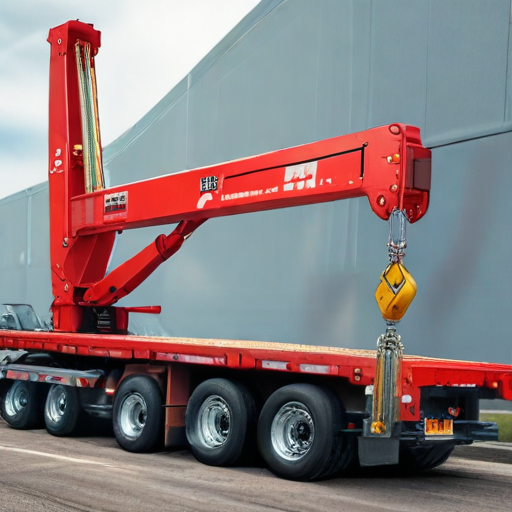 trailer hitch crane