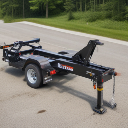 trailer hitch crane