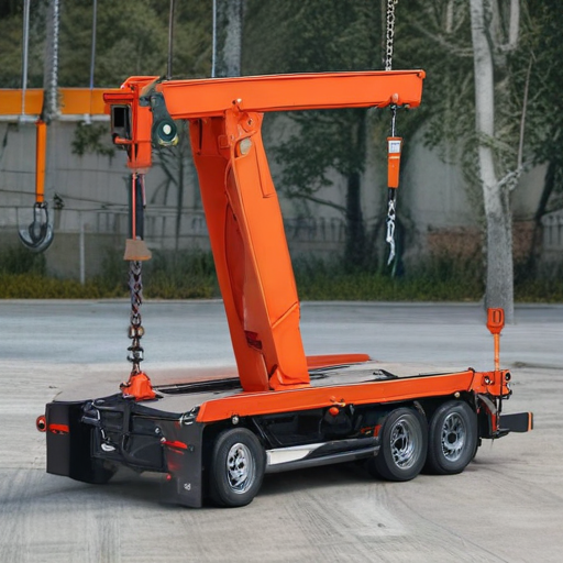 trailer hitch crane