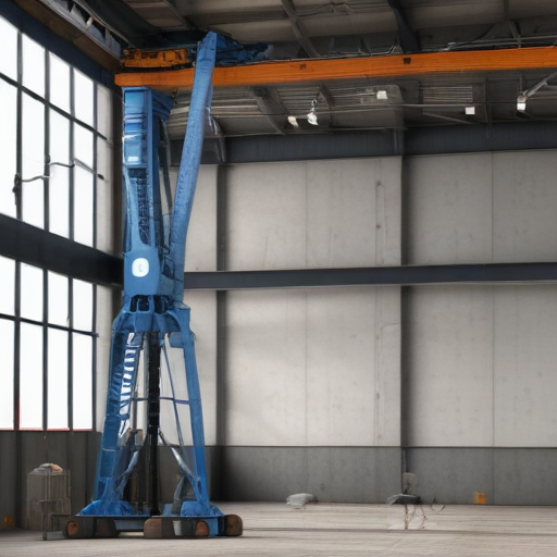 warehouse crane