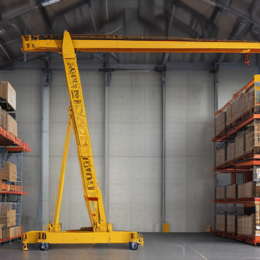 warehouse crane