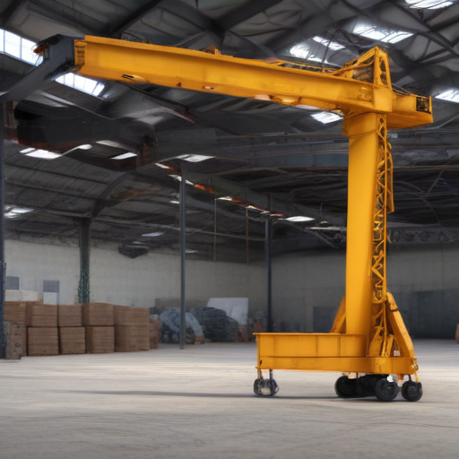 warehouse crane