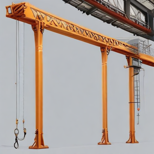 wooden jib crane