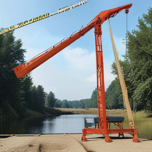 wooden jib crane