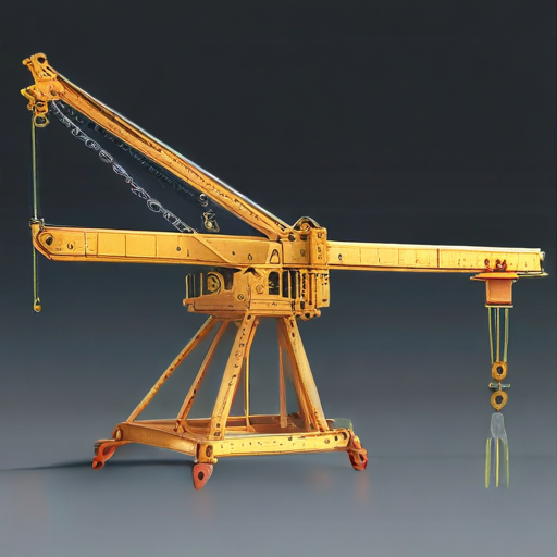 wooden jib crane