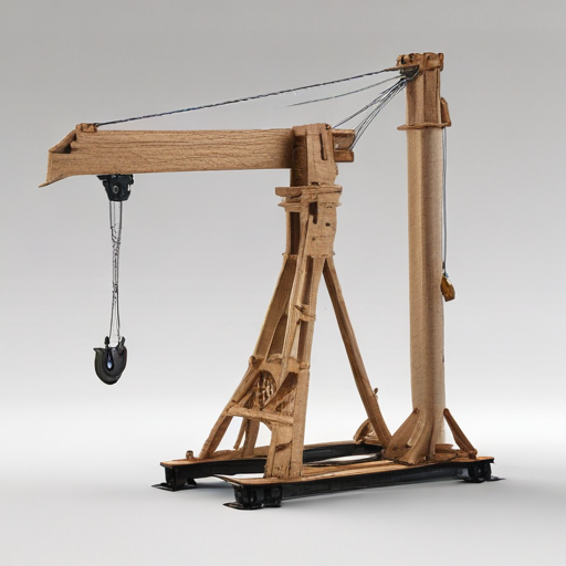 wooden jib crane