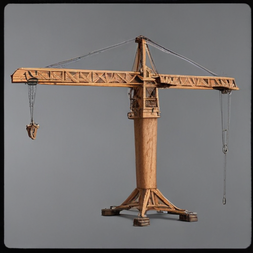 wooden jib crane