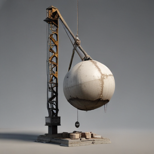 wrecking ball crane