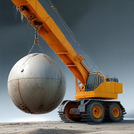 wrecking ball crane