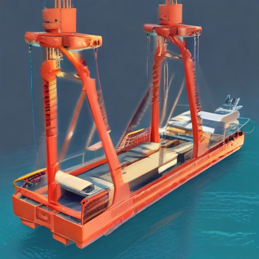 yacht davit crane